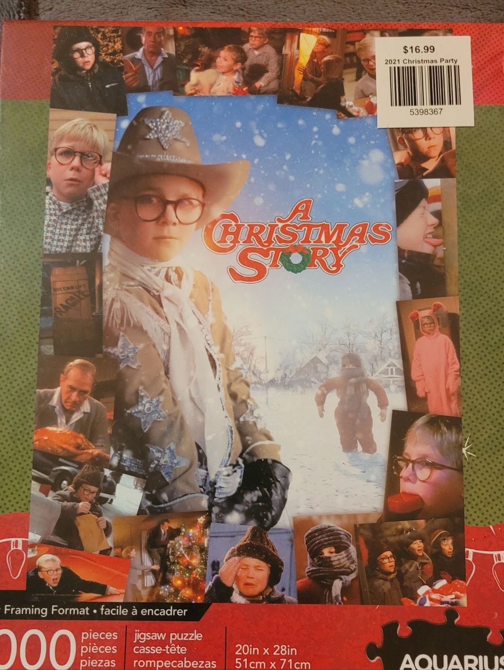 A Christmas Story Movie Puzzle - Multicolor